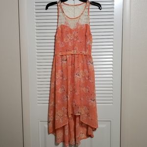 Kirra floral high-low dress
